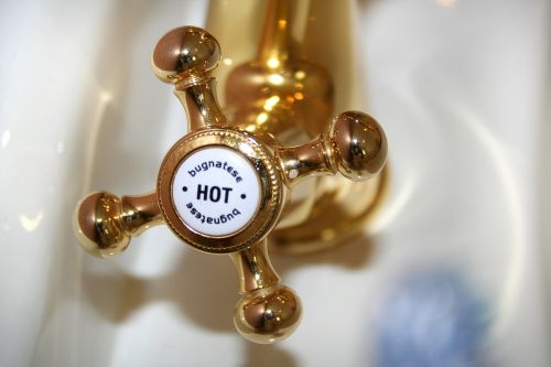 faucet valve gold