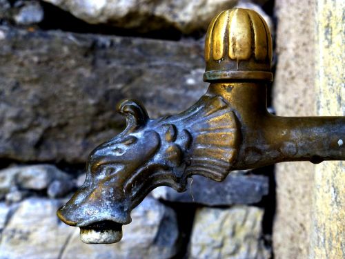 faucet gargoyle fountain