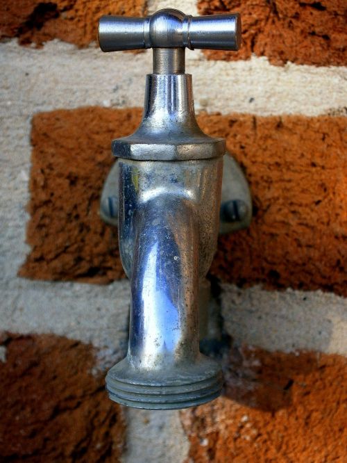 faucet masonry metal