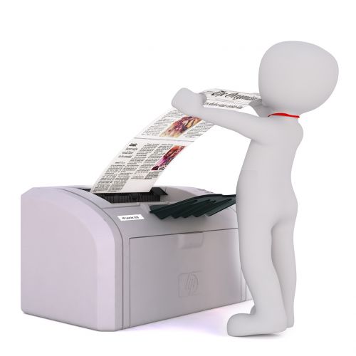 fax white male 3d model