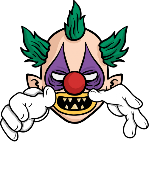 fear scary clown spooky