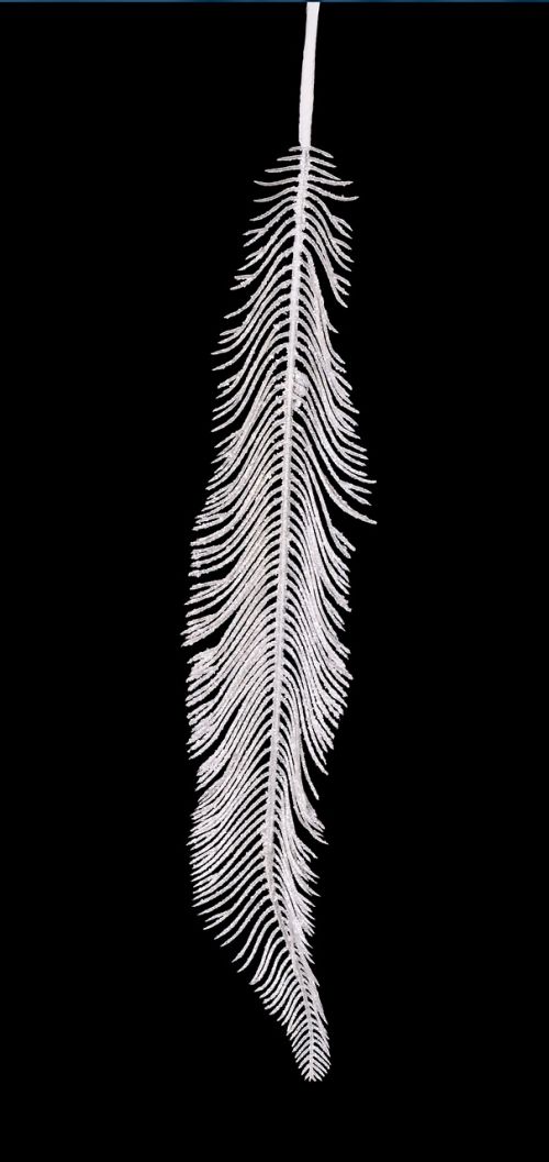 feather white close