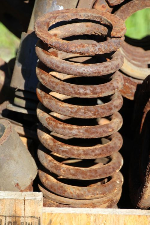 feather railway rusted