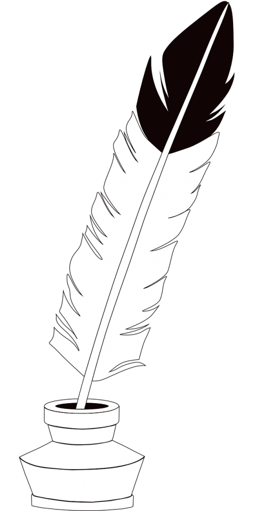 Feather,write,author,ink,ink pot - free image from 