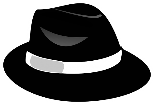 fedora hat black