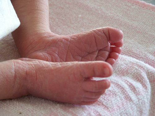 feet baby skin