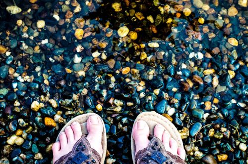 feet lake water