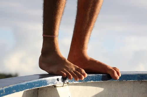 feet brazil line boat