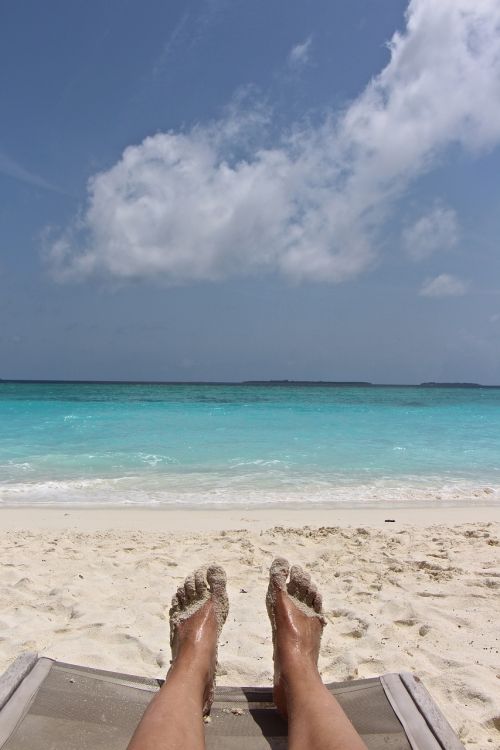 feet sand beach