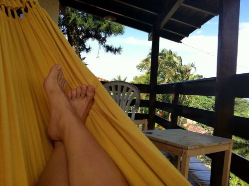 feet hammock summer