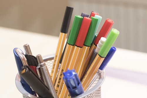 felt tip pens  color  colorful