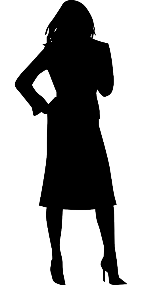 female silhouette woman