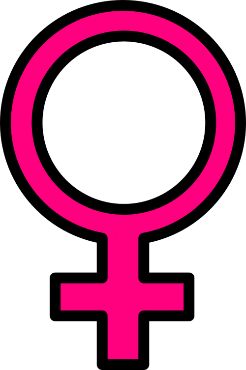 female pink women