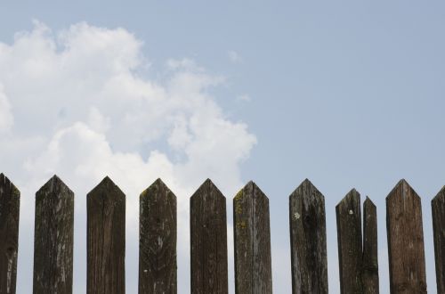 fence sky