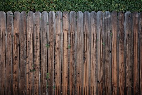 fence wood wooden