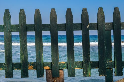 fence green wooden