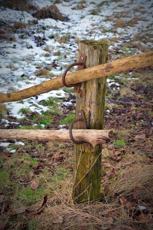 fence wood weathered