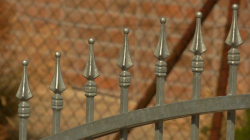 fence ornaments metal