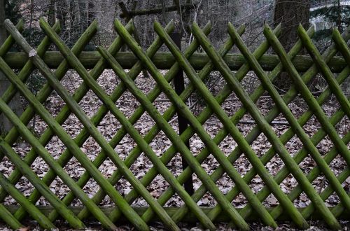 fence roof old