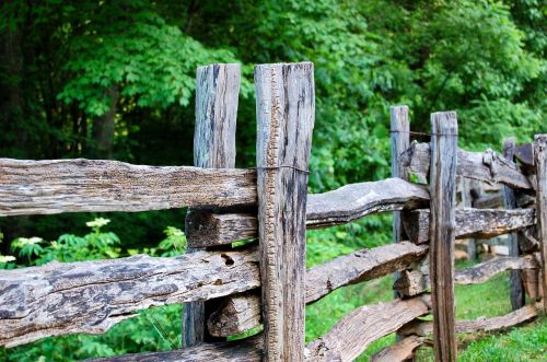 fence wooden natural