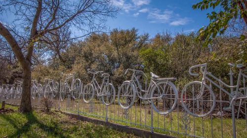 fence bicycle park