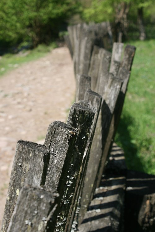 fence  village  old