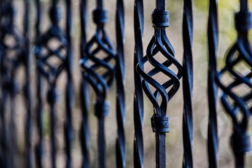 fence railing wrought iron