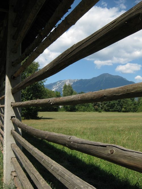 fence pasture meadow