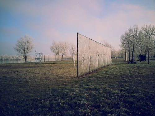 fence park grass