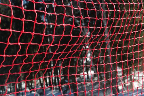 fence grid red