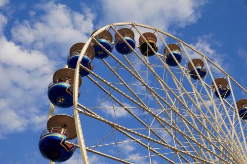 ferris wheel view funfair