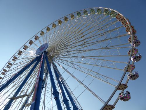 ferris wheel hustle and bustle ride