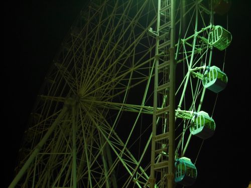 ferris wheel night fantastic