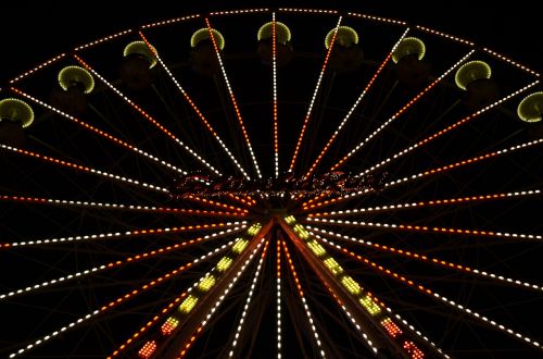 ferris wheel lights night