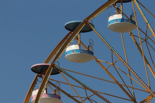 ferris wheel  pleasure  year market