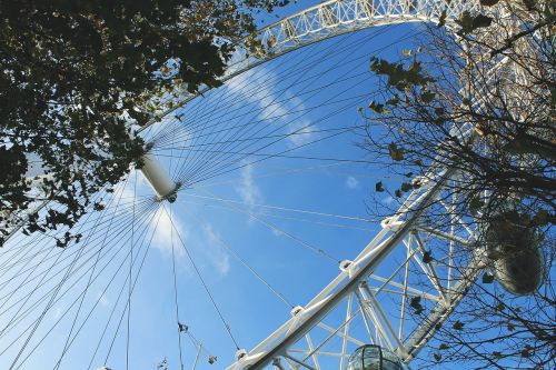 ferris wheel london eye great britain