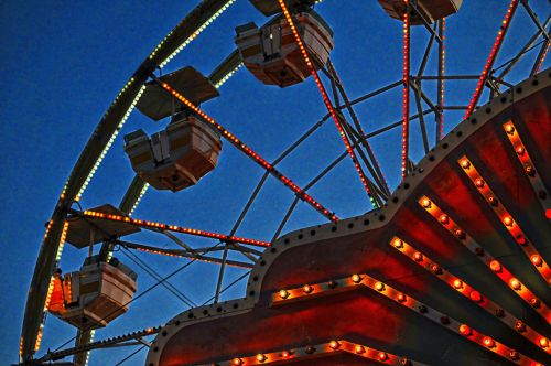 Ferris Wheel At Twilight