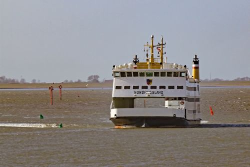 ferry car ferry nordfriesland