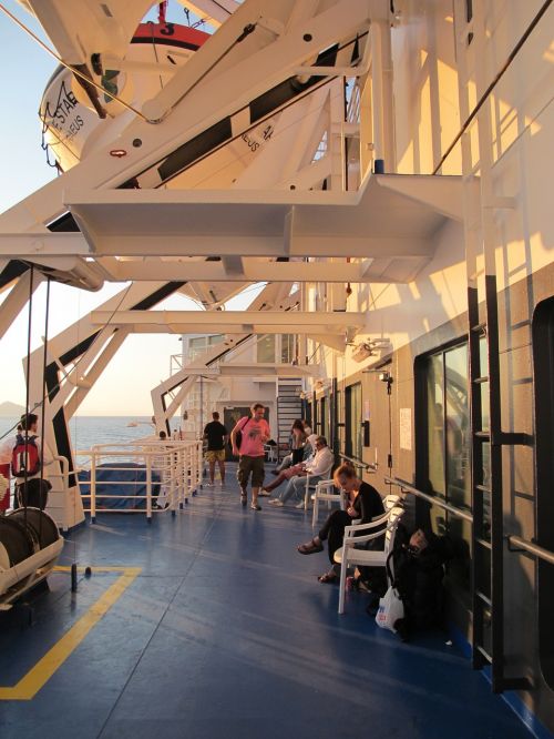 ferry deck ship
