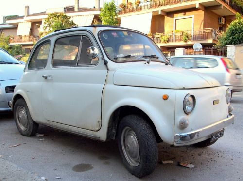 fiat 500 fiat old car