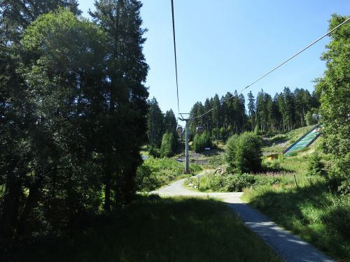 fichtelgebirge cable car forest