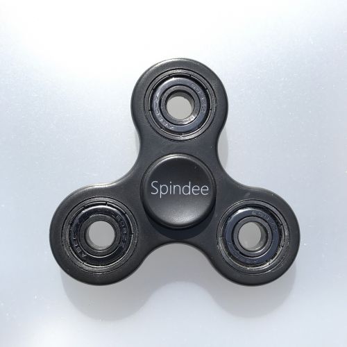 fidget spinner black skill toy