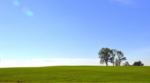 field landscape sky