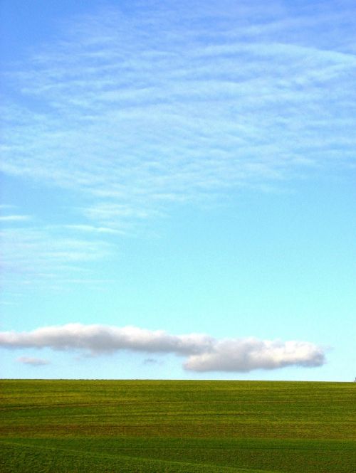 field meadow cloud