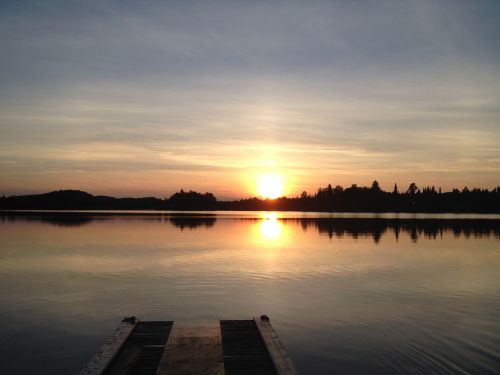 field lake nature