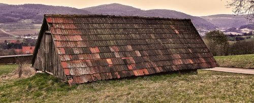 field barn tile roof roof