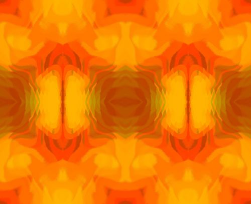 Fiery Abstract Pattern