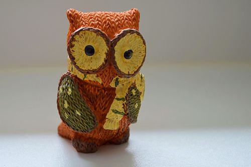 figure porcelain figurine owl