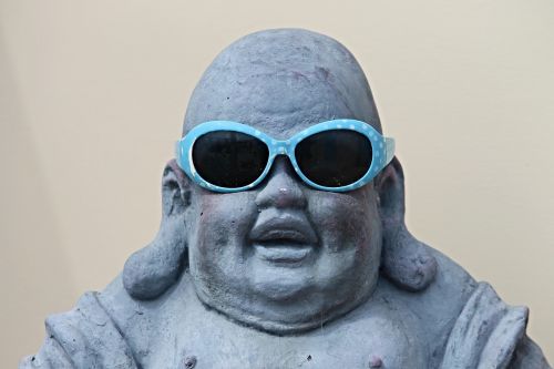 figure buddha sunglasses