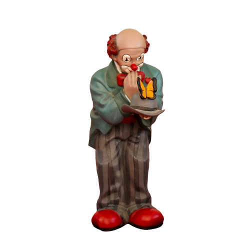 figure clown porcelain